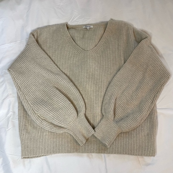 Madewell Thornton Balloon Sleeve Sweater - Picture 2 of 9